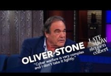 Oliver Stone appearance on Colbert shows US is no place for intelligent people