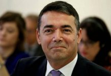 Traitor Nikola Dimitrov tackled in Macedonia’s capital