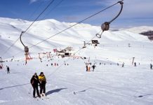 Parts of Macedonia blanketed by Snow, Skopje hit by strong winds